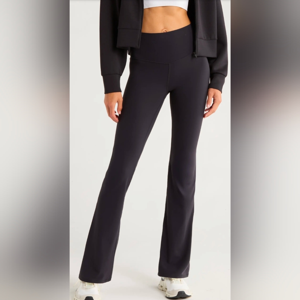 Zella Women's Black Studio Luxe Bootcut Leggings